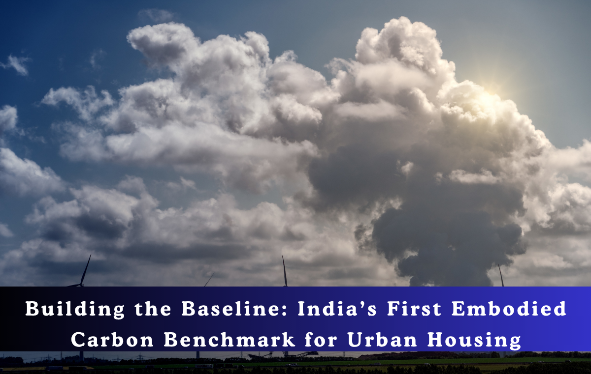 ow-carbon material case embodied carbon intensity for Indian residential buildings